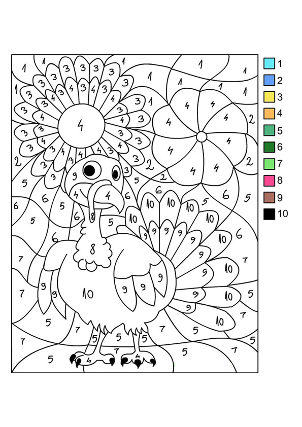 Plansa de colorat cu Ziua recunostintei 28 21